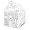 Easy Playhouse Pit Stop Garage Cardboard Playhouse
